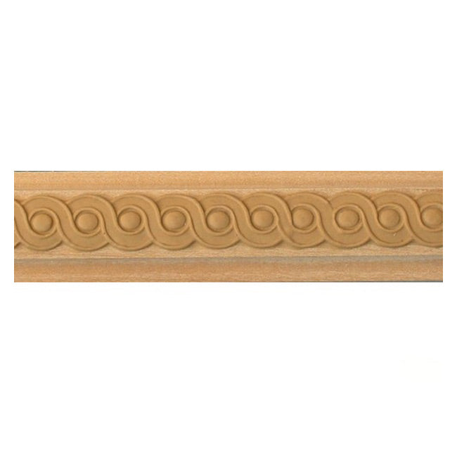 Buy 1-1/4"(H) x 5/8"(Proj.) - Running Coin Onlay Panel Molding Design (Poplar) - [Wood Material] - Brockwell Incorporated