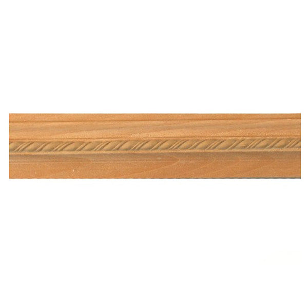 Buy 1-5/16"(H) x 3/4"(Proj.) - Decorative Rope Onlay Panel Molding Design (Poplar) - [Wood Material] - Brockwell Incorporated