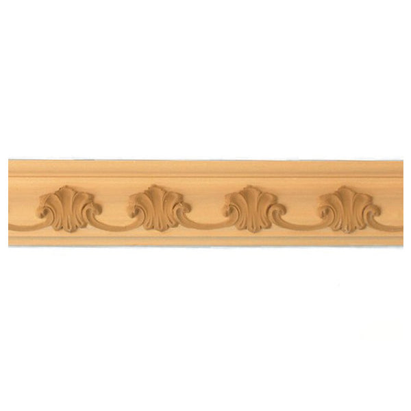Buy 1-7/8"(H) x 1-1/8"(Proj.) - Shell Onlay Panel Molding Design (Poplar) - [Wood Material] - Brockwell Incorporated