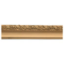Buy 2"(H) x 1"(Proj.) - Floral Ribbon Onlay Panel Molding Design (Poplar) - [Wood Material] - Brockwell Incorporated