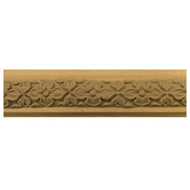 Buy 1-3/4"(H) x 11/16"(Proj.) - Floral Onlay Panel Molding Design (Poplar) - [Wood Material] - Brockwell Incorporated