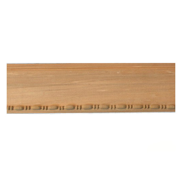 Buy 2-3/4"(H) x 1/2"(Proj.) - Bead & Reel Onlay Panel Molding Design (Poplar) - [Wood Material] - Brockwell Incorporated