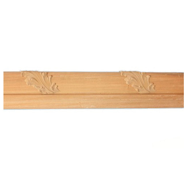 Buy 2-1/4"(H) x 7/8"(Proj.) - Acanthus Leaf Onlay Panel Molding Design (Poplar) - [Wood Material] - Brockwell Incorporated