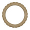 Resin Furniture Appliques - 8-1/2"(Diameter) - Wreath Applique - [Compo Material]