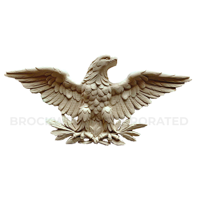 Federal Style Eagle compo resin applique design from Brockwell Incorporated