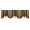 Historic 1-1/8"(H) x 5/8"(Relief) - Roman Style Egg & Dart Linear Moulding Design - Stainable - [Compo Material] = ColumnsDirect.com