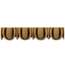 Historic 3/8"(H) x 5/32"(Relief) - Linear Moulding - Greek Egg & Dart Design - [Compo Material] = ColumnsDirect.com