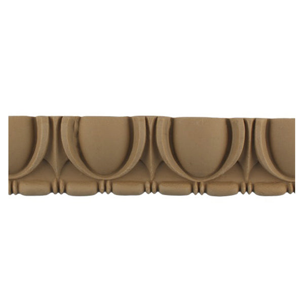 Historic 2-5/8"(H) x 1/2"(Relief) - Classic Egg & Dart w/ Bead & Barrel Linear Molding Design - [Compo Material] = ColumnsDirect.com