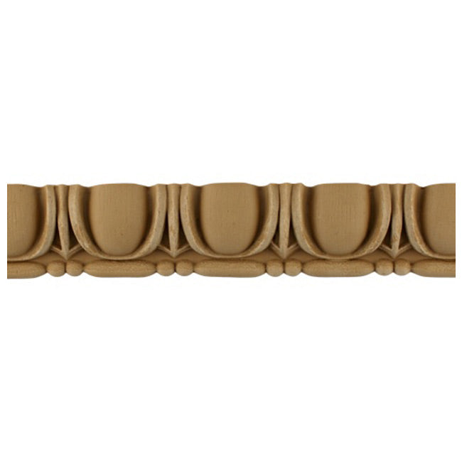 Historic 1-5/8"(H) x 5/8"(Relief) - Roman Style Egg & Dart Linear Molding Design - [Compo Material] = ColumnsDirect.com