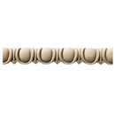 Historic 1"(H) x 3/8"(Relief) - Roman Egg & Dart Linear Molding Design - [Compo Material] = ColumnsDirect.com