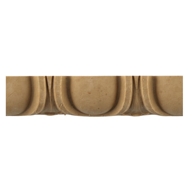 Historic 1"(H) x 5/8"(Relief) - Roman Egg & Dart Linear Molding Design - [Compo Material] = ColumnsDirect.com