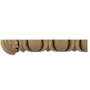 Historic 1-1/8"(H) x 3/4"(Relief) - Roman Egg & Dart Linear Molding Design - [Compo Material] = ColumnsDirect.com