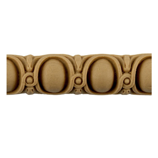 Historic 7/8"(H) - Classic Style Egg & Dart Linear Moulding Design - Stainable - [Compo Material] = ColumnsDirect.com
