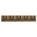 Historic 11/16"(H) x 1/4"(Relief) - Roman Egg & Dart Linear Moulding Design - Stain-Grade - [Compo Material] = ColumnsDirect.com