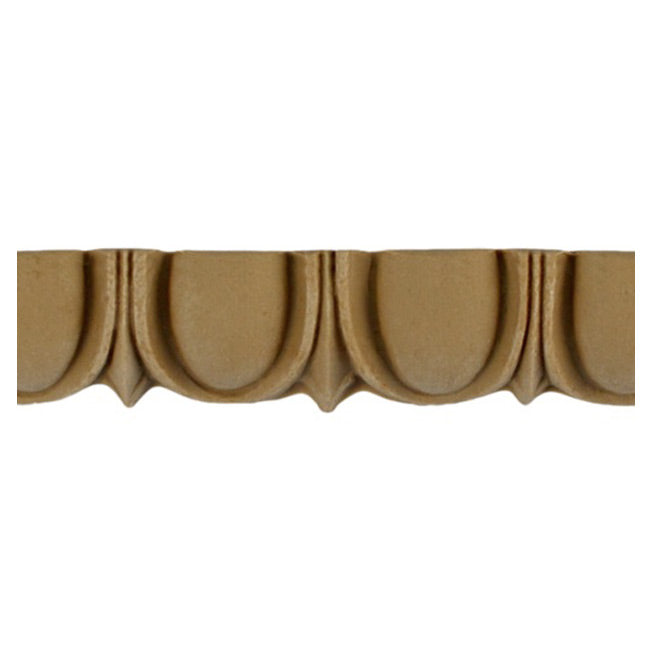 Historic 7/8"(H) x 5/8"(Relief) - Roman Egg & Dart Design - Stainable Linear Moulding - [Compo Material] = ColumnsDirect.com