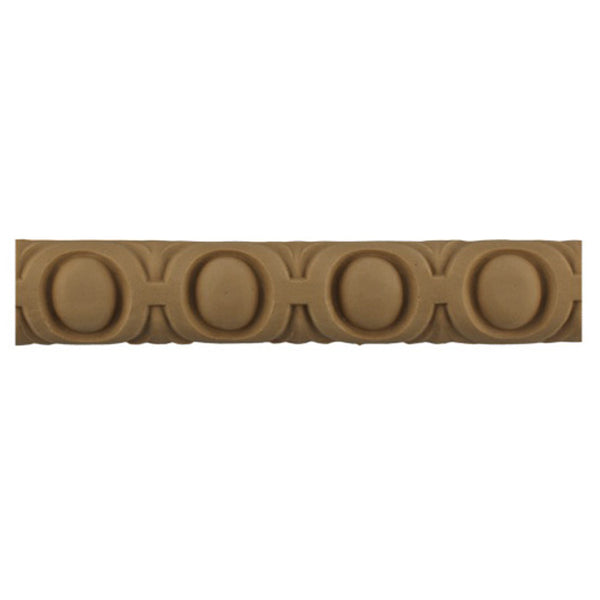 Historic 1-1/8"(H) x 1/2"(Relief) - French Style Egg & Dart Linear Moulding Design - Stainable - [Compo Material] = ColumnsDirect.com