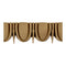 1-3/4"(H) x 1-1/8"(Relief) - Greek Egg & Dart Design - Stainable Linear Moulding - [Compo Material]