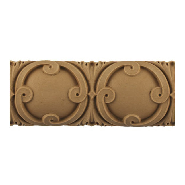 Historic 2-1/2"(H) x 9/16"(Relief) - French Style Egg & Dart Linear Moulding Design - Stainable - [Compo Material] = ColumnsDirect.com