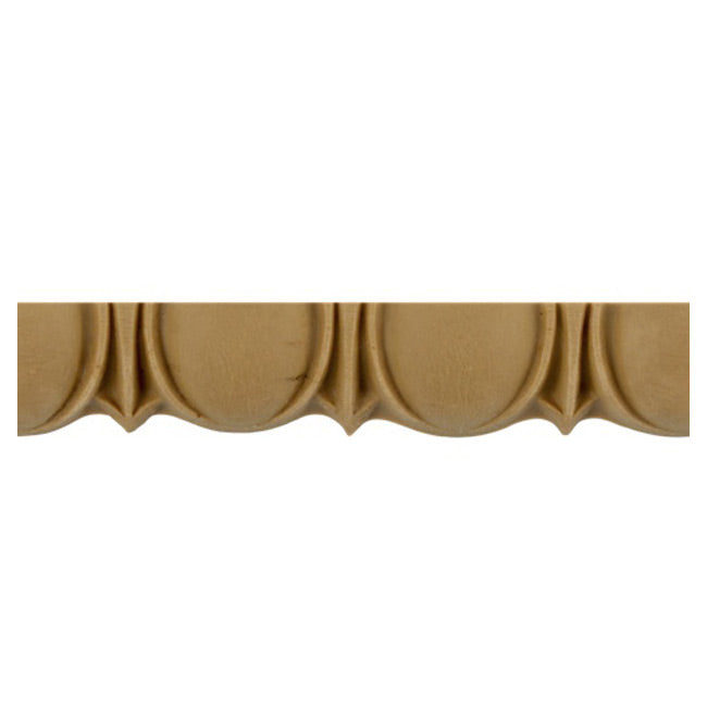 13/16"(H) x 7/8"(Relief) - Roman Egg & Dart Design - Stainable Linear Moulding - [Compo Material]
