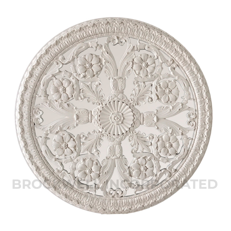 Gorgeous empire style plaster ceiling medallion/grille design from Brockwell Incorporated
