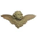 Item Number: FCE-4836-CP-2 - 7-1/2"(W) x 3-5/8"(H) x 3/4"(Relief) - Cherub Applique - [Compo Material] - Brockwell Incorporated