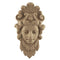 Item Number: FCE-6836-CP-2 - 4-5/8"(W) x 8-1/2"(H) x 1"(Relief) - German Renaissance Face Applique - [Compo Material] - Brockwell Incorporated