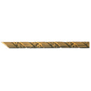 3/4"(H) x 1/4"(Relief) - Interior Linear Moulding - Floral Rope Design - [Compo Material]-Brockwell Incorporated 