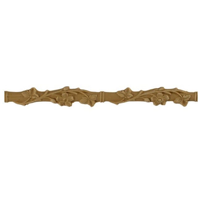 5/8"(H) x 1/8"(Relief) - Stainable Linear Molding - Bamboo Design - [Compo Material]-Brockwell Incorporated 
