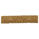 5/8"(H) x 3/16"(Relief) - Stainable Linear Molding - Shell & Flower Design - [Compo Material]-Brockwell Incorporated 