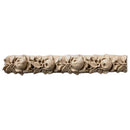 2-3/4"(H) x 1-1/2"(Relief) - Linear Molding - Modern Rose Floral Design - [Compo Material]-Brockwell Incorporated 