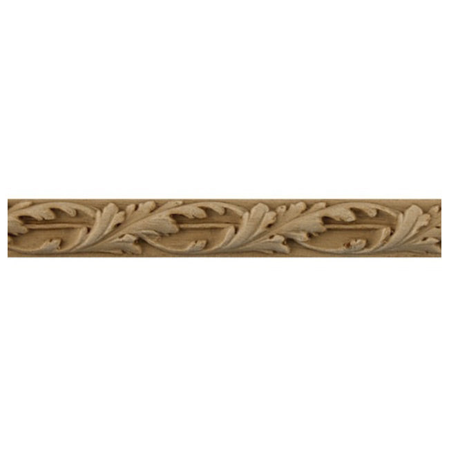9/16"(H) x 3/16"(Relief) - Linear Molding - Louis XIV Floral Rope Design - [Compo Material]-Brockwell Incorporated 
