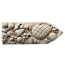 4"(H) x 5/8"(Relief) - Italian Fruit Interior Floral Linear Molding Design - [Compo Material]-Brockwell Incorporated 
