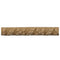 9/16"(H) x 3/8"(Relief) - French Rope Floral Linear Molding Design - [Compo Material]-Brockwell Incorporated 