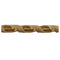 3/8"(H) x 3/16"(Relief) - Interior Linear Moulding - Floral Rope Design - [Compo Material]-Brockwell Incorporated 