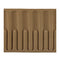 ColumnsDirect.com - 4-5/16"(H) x 1/4"(Relief) - Stain-Grade Colonial Fluted Interior Linear Moulding Style - [Compo Material]