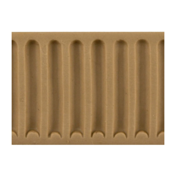 ColumnsDirect.com - 1-5/8"(H) x 3/16"(Relief) - Colonial Fluted Interior Linear Moulding Style - [Compo Material]
