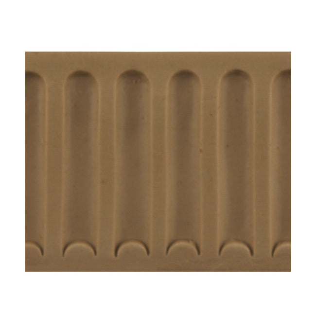 ColumnsDirect.com - 2-1/4"(H) x 3/16"(Relief) - Colonial Fluted Interior Linear Moulding Style - [Compo Material]