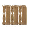 ColumnsDirect.com - 8-1/2"(H) x 7/16"(Relief) - Louis XVI Bell Flower Fluted Linear Moulding Style - [Compo Material]