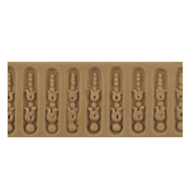 ColumnsDirect.com - 1"(H) x 1/16"(Relief) - Interior Linear Moulding - Louis XVI Fluted Design - [Compo Material]