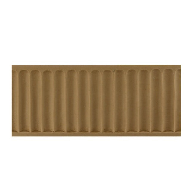 ColumnsDirect.com - 2-15/16"(H) x 3/16"(Relief) - Stainable Linear Moulding - Colonial Fluted Design - [Compo Material]