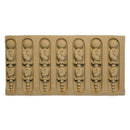 ColumnsDirect.com - 3-7/16"(H) x 1/4"(Relief) - Stain-Grade Linear Moulding - Louis XVI Fluted Design - [Compo Material]