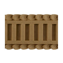ColumnsDirect.com - 3"(H) x 3/16"(Relief) - Stainable Linear Moulding - French Fluted Design - [Compo Material]