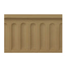 ColumnsDirect.com - 2-1/2"(H) x 5/8"(Relief) - Cast Length: 12" - Fluted Linear Molding - Stain-Grade Colonial Design - [Compo Material]