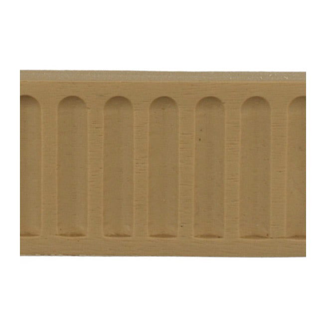 ColumnsDirect.com - 1-3/4"(H) x 1/4"(Relief) - Cast Length: 16" - Fluted Linear Molding - Colonial Design - [Compo Material]