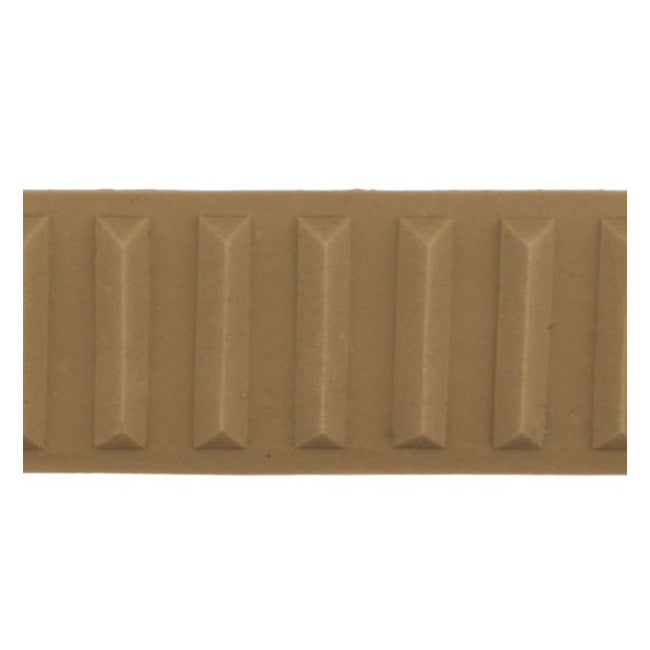 ColumnsDirect.com - 1-1/4"(H) x 1/4"(Relief) - Fluted Linear Molding - Stain-Grade Colonial Design - [Compo Material]