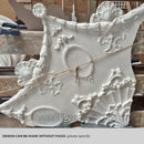 Plaster French Ceiling Medallion with Beautiful Classical Detail