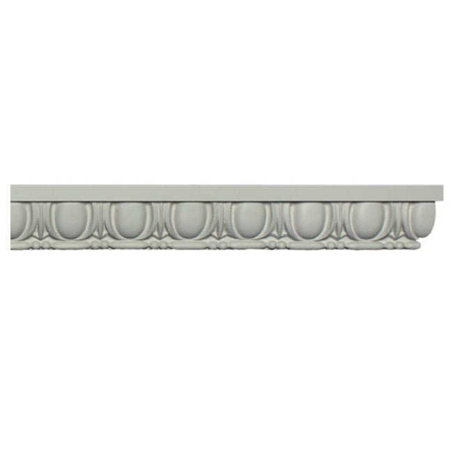 2-1/4"(H) x 1-1/4"(Relief) - Roman Egg & Dart Panel Molding Design - [Plaster Material] - Brockwell Incorporated 