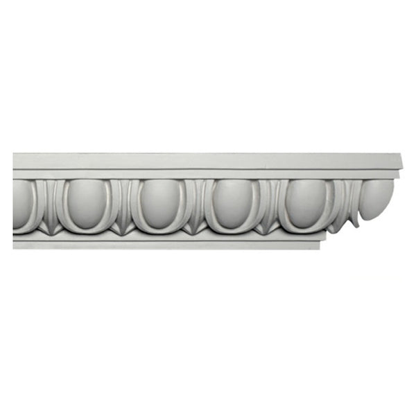 4-1/2"(H) x 3-3/4"(Relief) - Roman Egg & Dart Panel Molding Design - [Plaster Material] - Brockwell Incorporated 