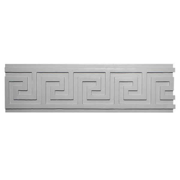 9"(H) x 7/8"(Proj.) - Greek Key Frieze Molding Design - [Plaster Material] - Brockwell Incorporated 