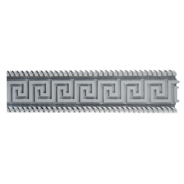 4"(H) x 5/8"(Relief) - Greek Key Frieze Molding Design - [Plaster Material] - Brockwell Incorporated 